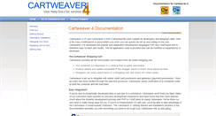 Desktop Screenshot of docs.cartweaver.com